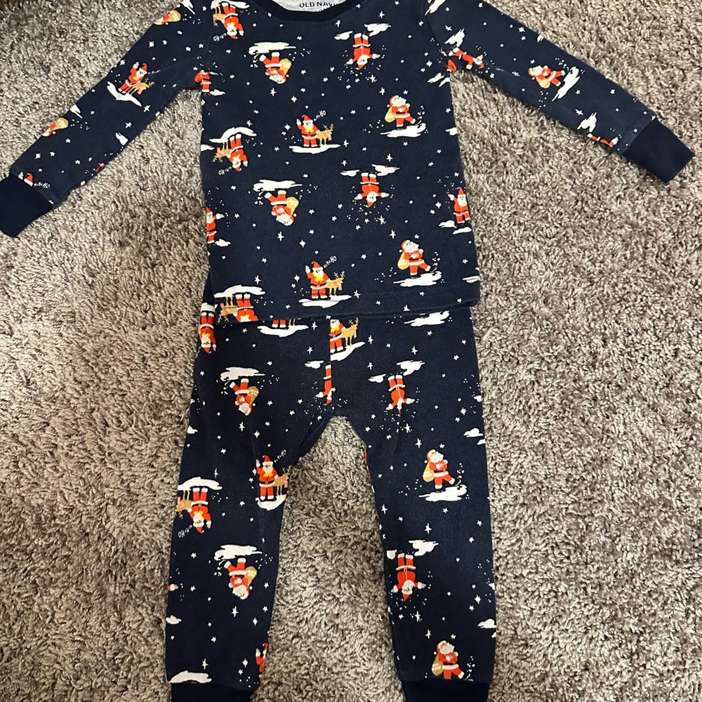 Old Navy Christmas Jammies 18-24 months